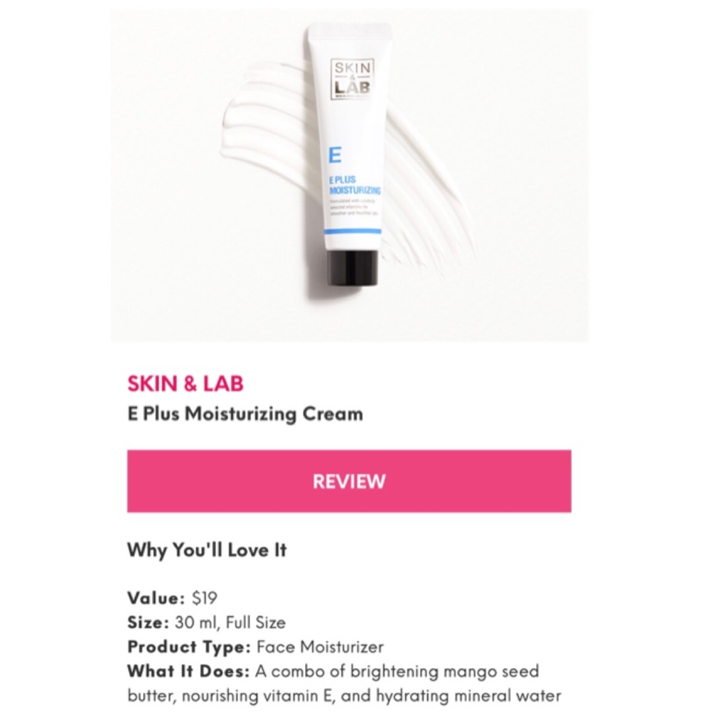 Skin & Lab | E Plus Moisturizing
